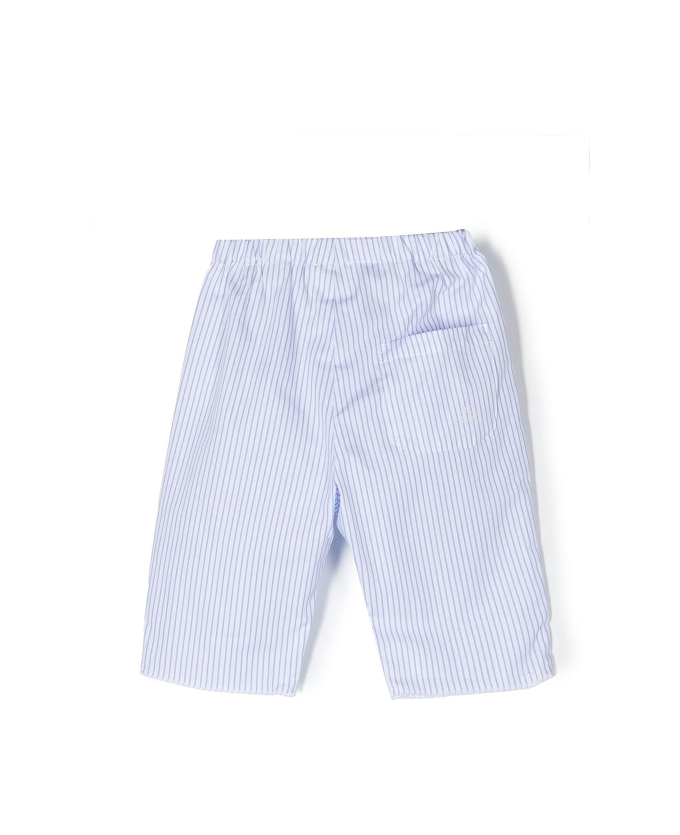 Douuod Pinstriped Shorts - White