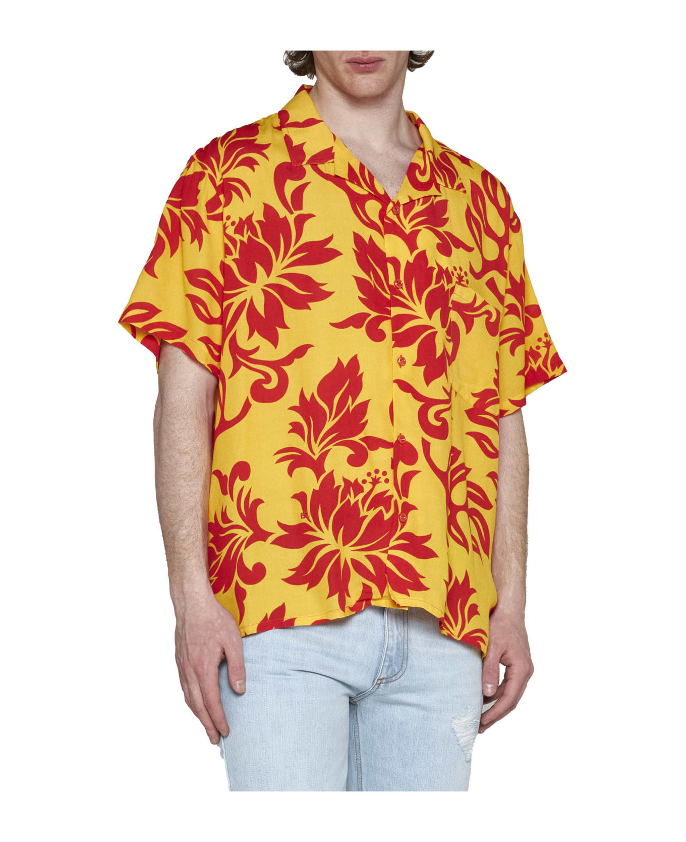 ERL Shirt - Erl Tropical Flowers シャツ