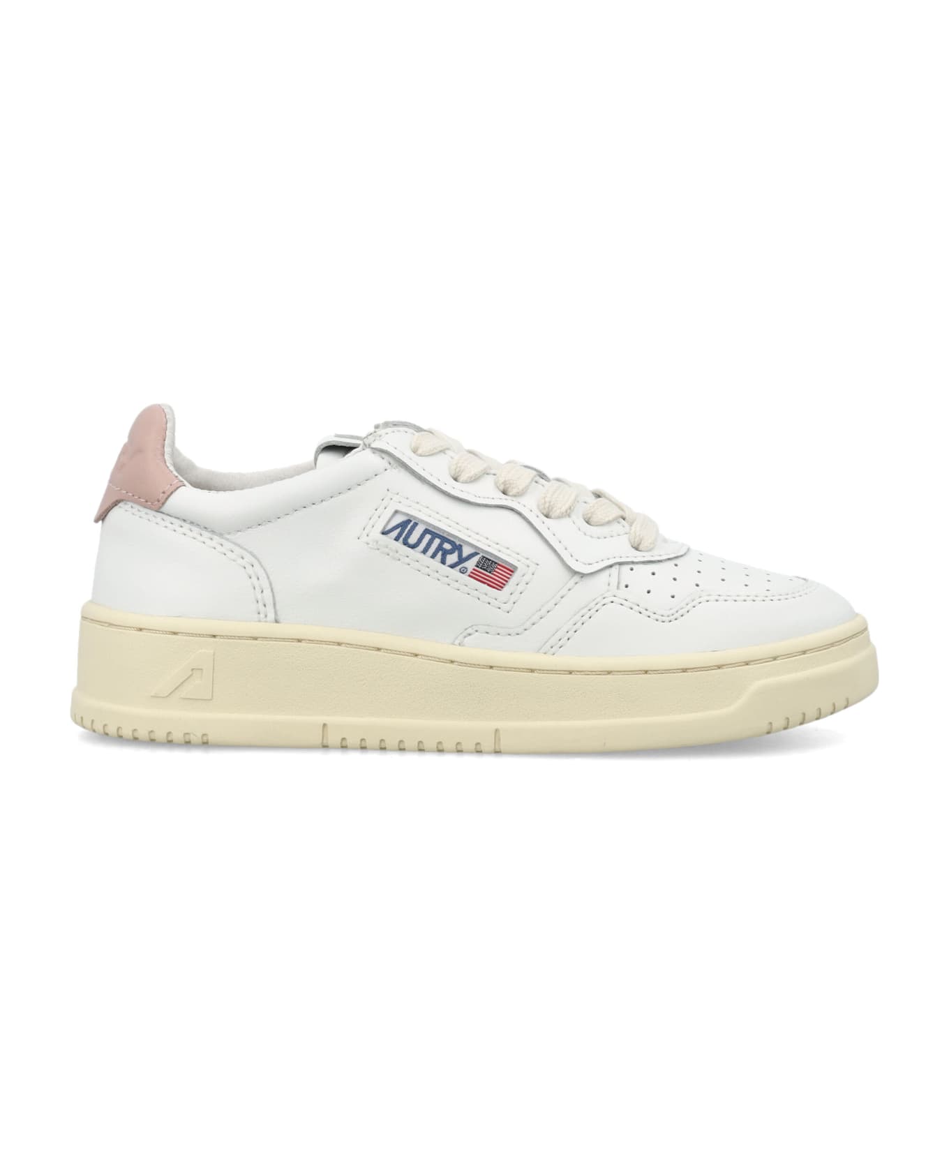 Autry Medalist Low Sneakers - WHITE PINK