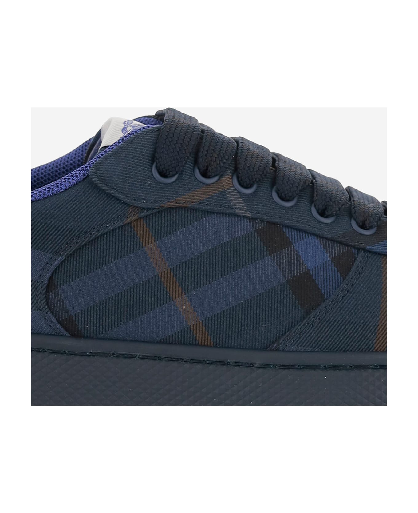 Burberry Terrace Check Sneakers - Red