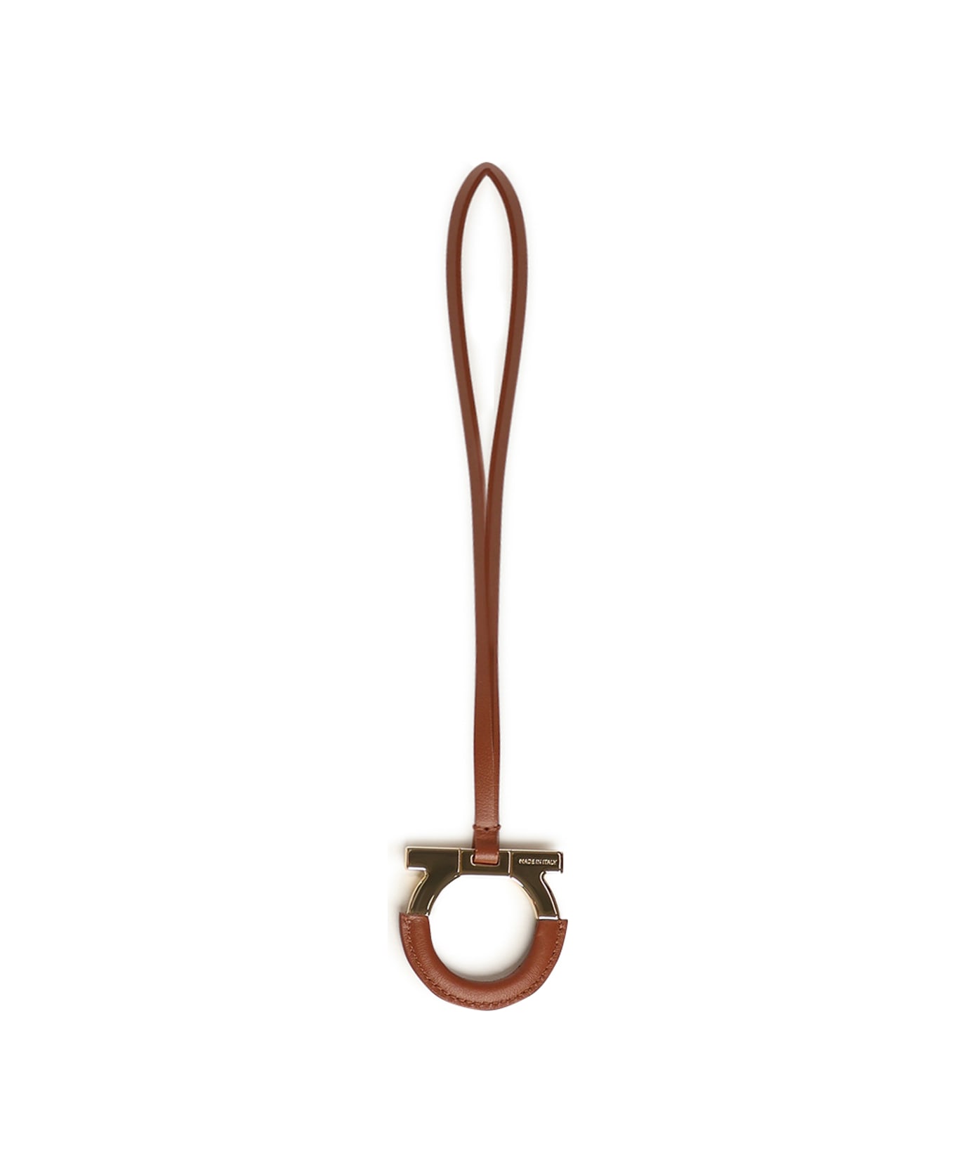 Ferragamo Gancini Charm - Brown