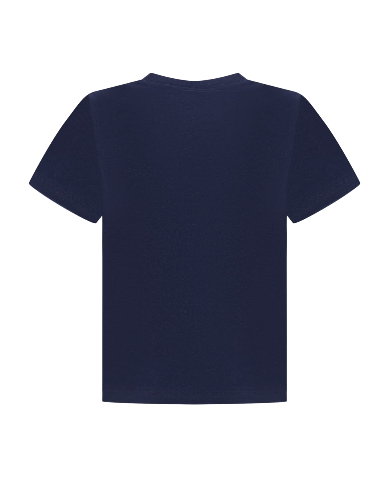Stella McCartney Kids T-shirt With Logo Disc - BLUE Tシャツ＆ポロシャツ