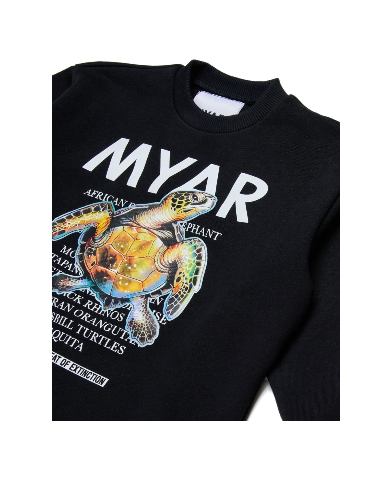 MYAR Cotton Blend Sweatshirt - Black