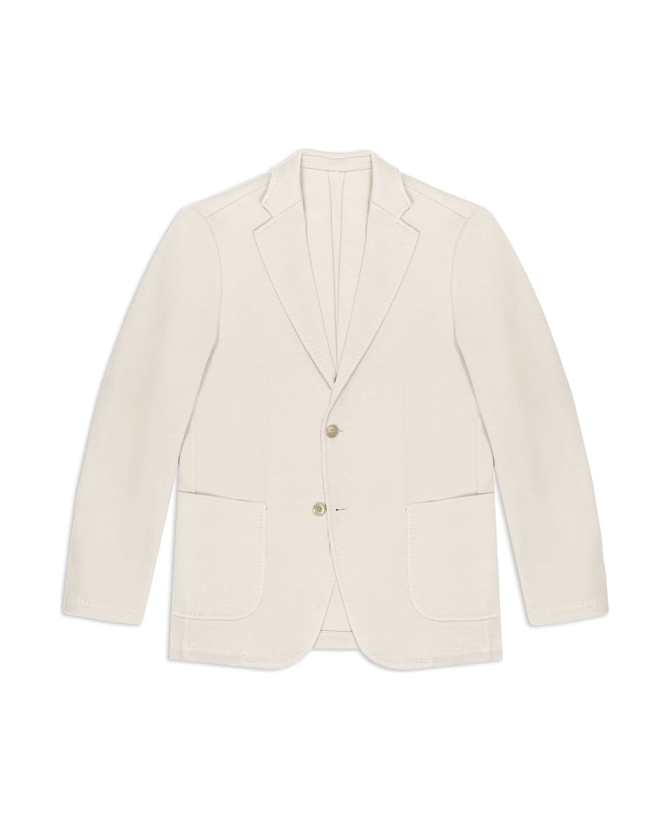 Larusmiani Sporty Cotton Blazer Muscat Blazer - White