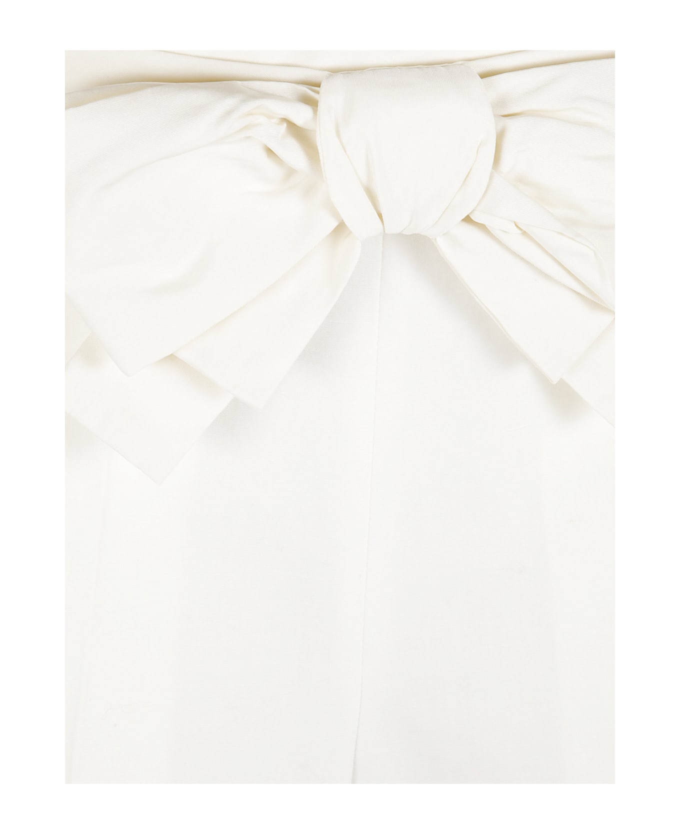 Valentino Garavani Cotton Blend Bermuda Shorts - Ivory