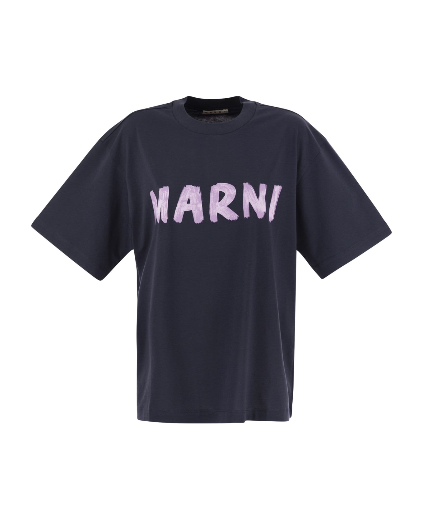 Marni Logo T-shirt - Blue Tシャツ