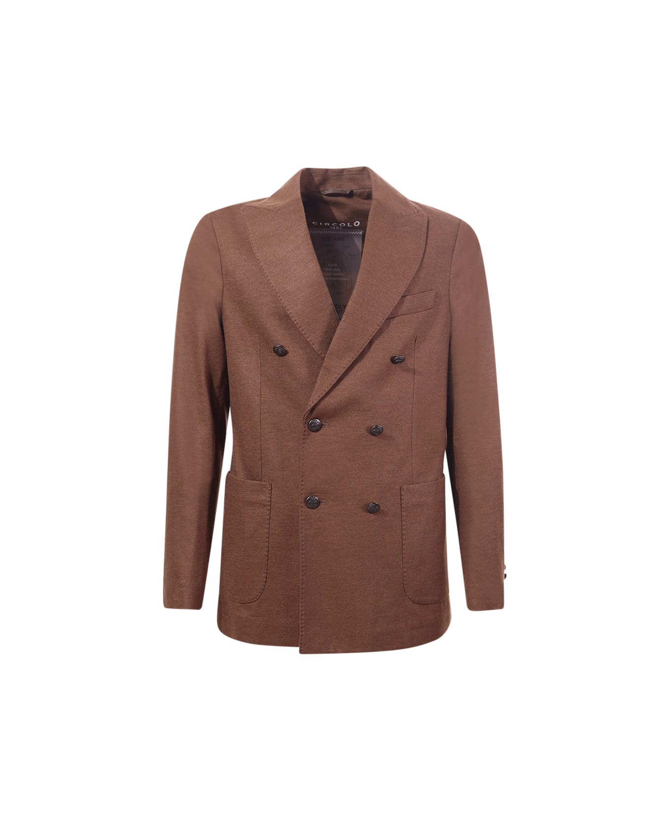 Circolo 1901 Double-breasted Circolo Jacket - Argan