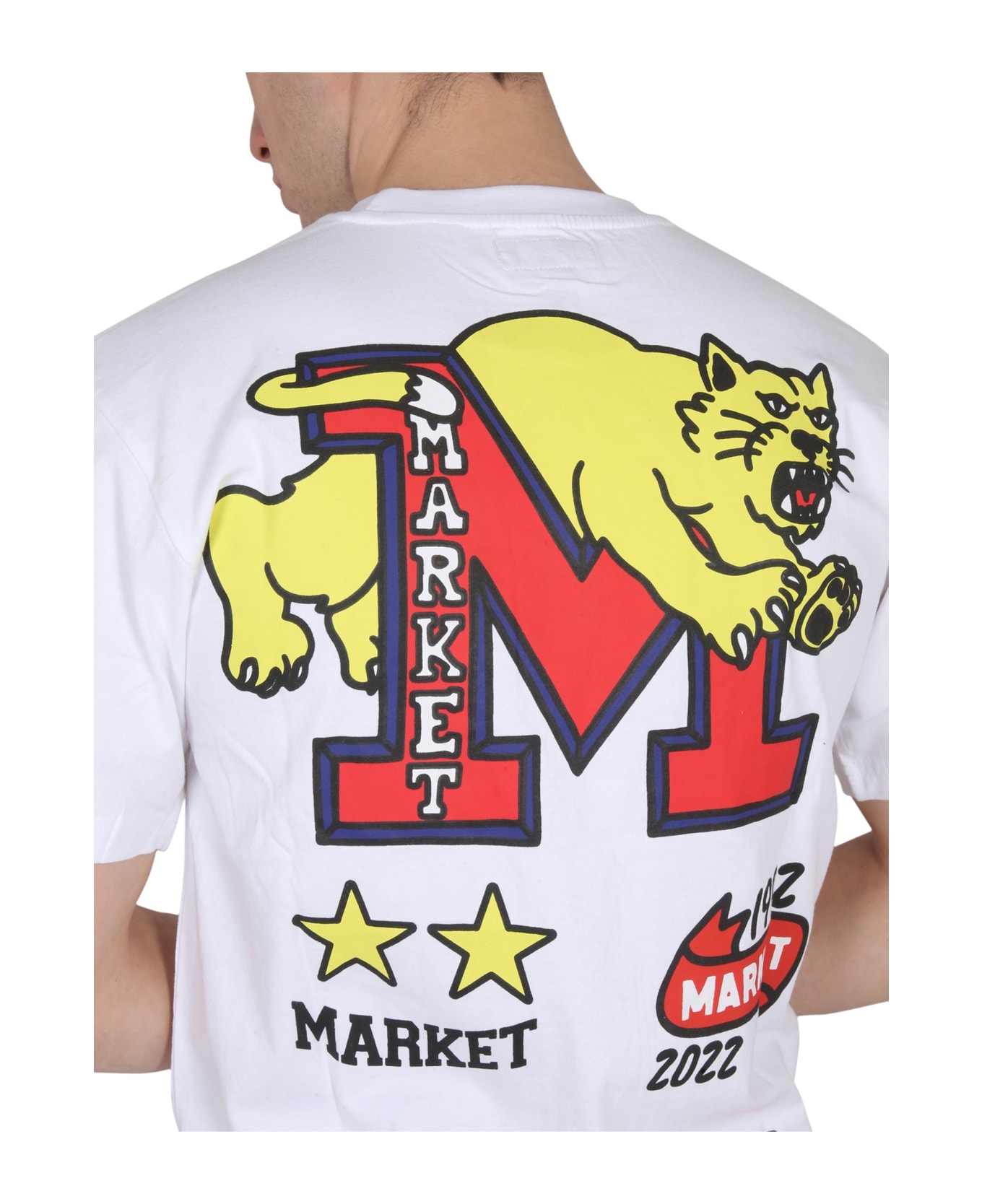 Market T-shirt State Champs - BIANCO