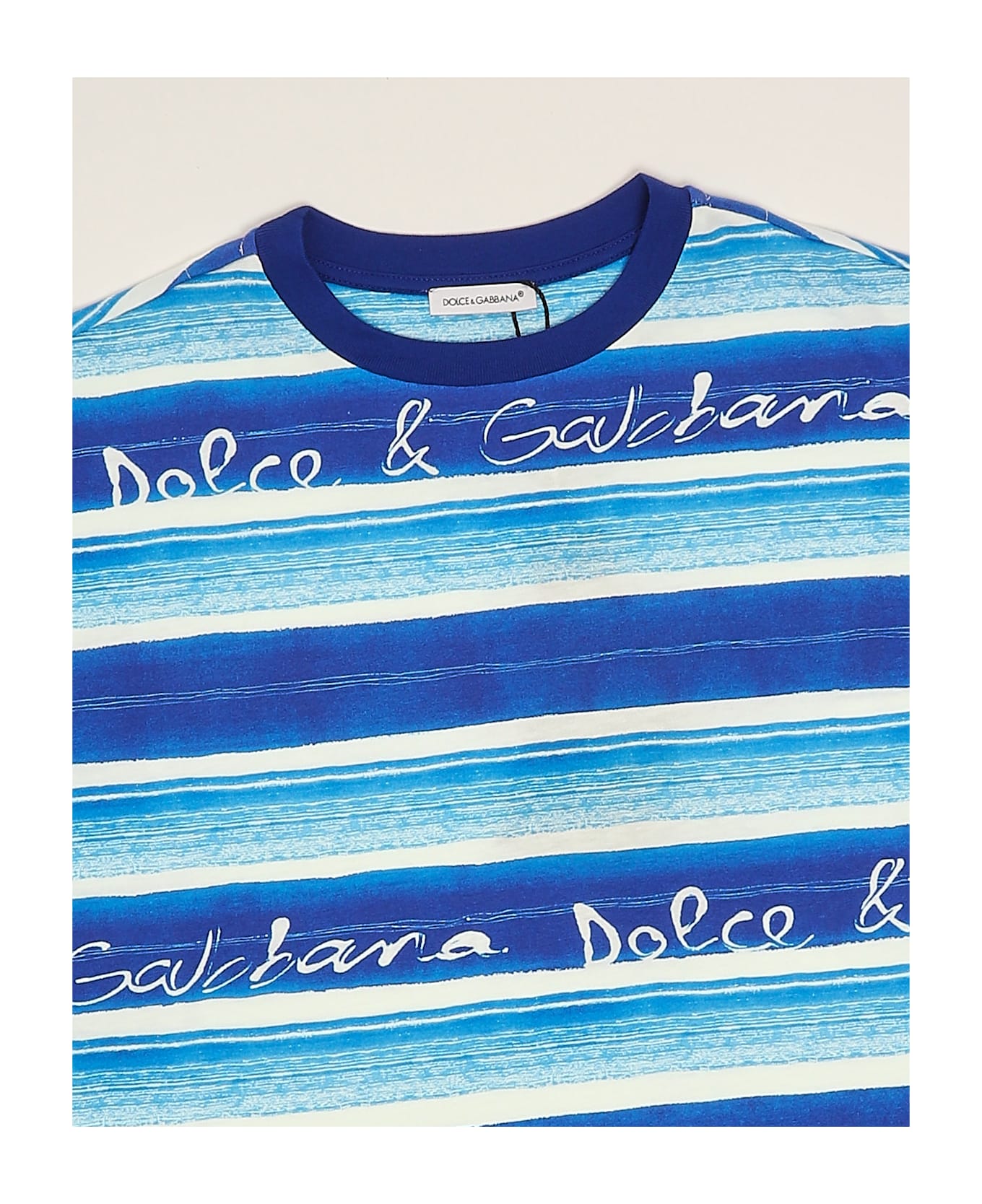 Dolce 
Gabbana T-shirt T-shirt - RIGATO AZZURRO