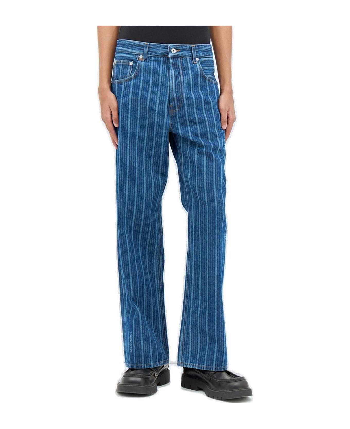 Jacquemus Le De-nîmes Straight Leg Jeans - BLUE