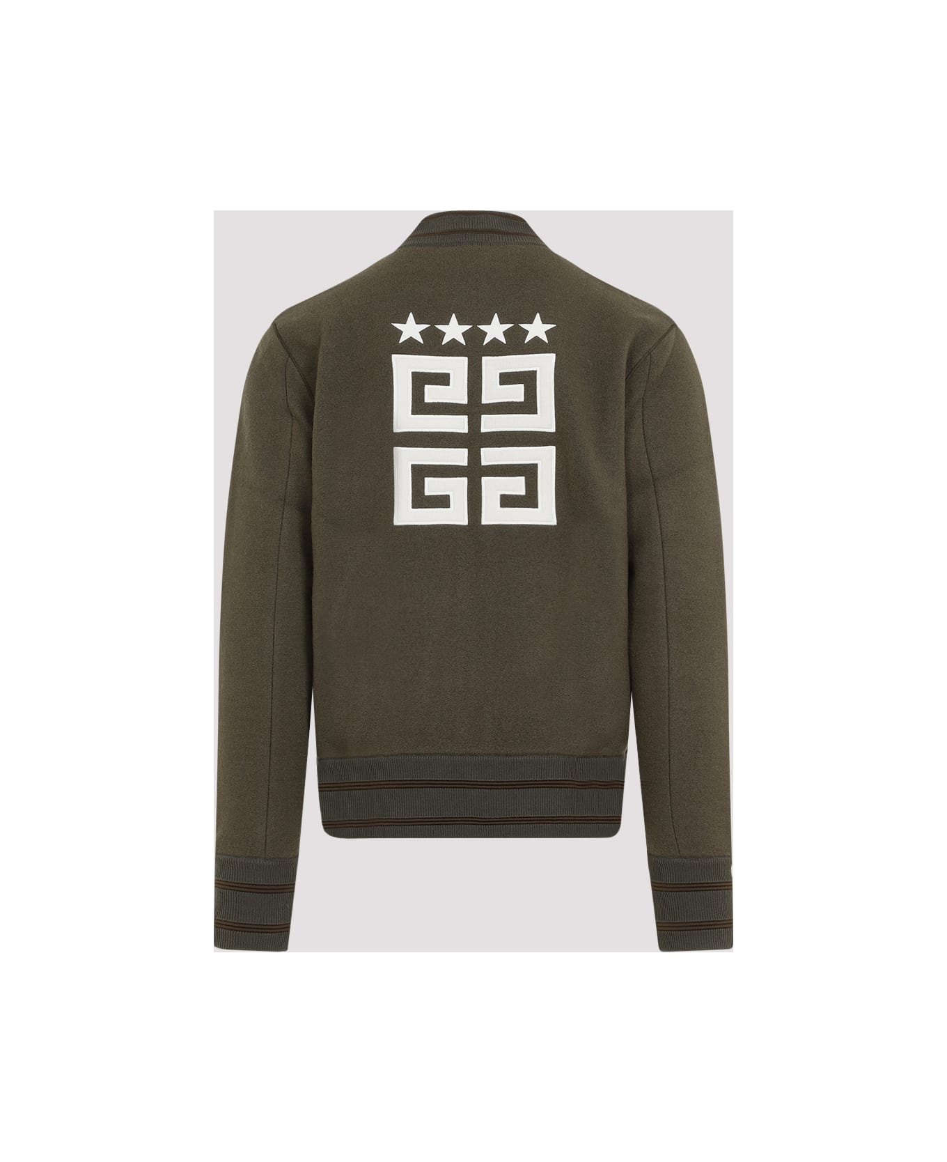 Givenchy Knitted Varsity Jacket - Khaki