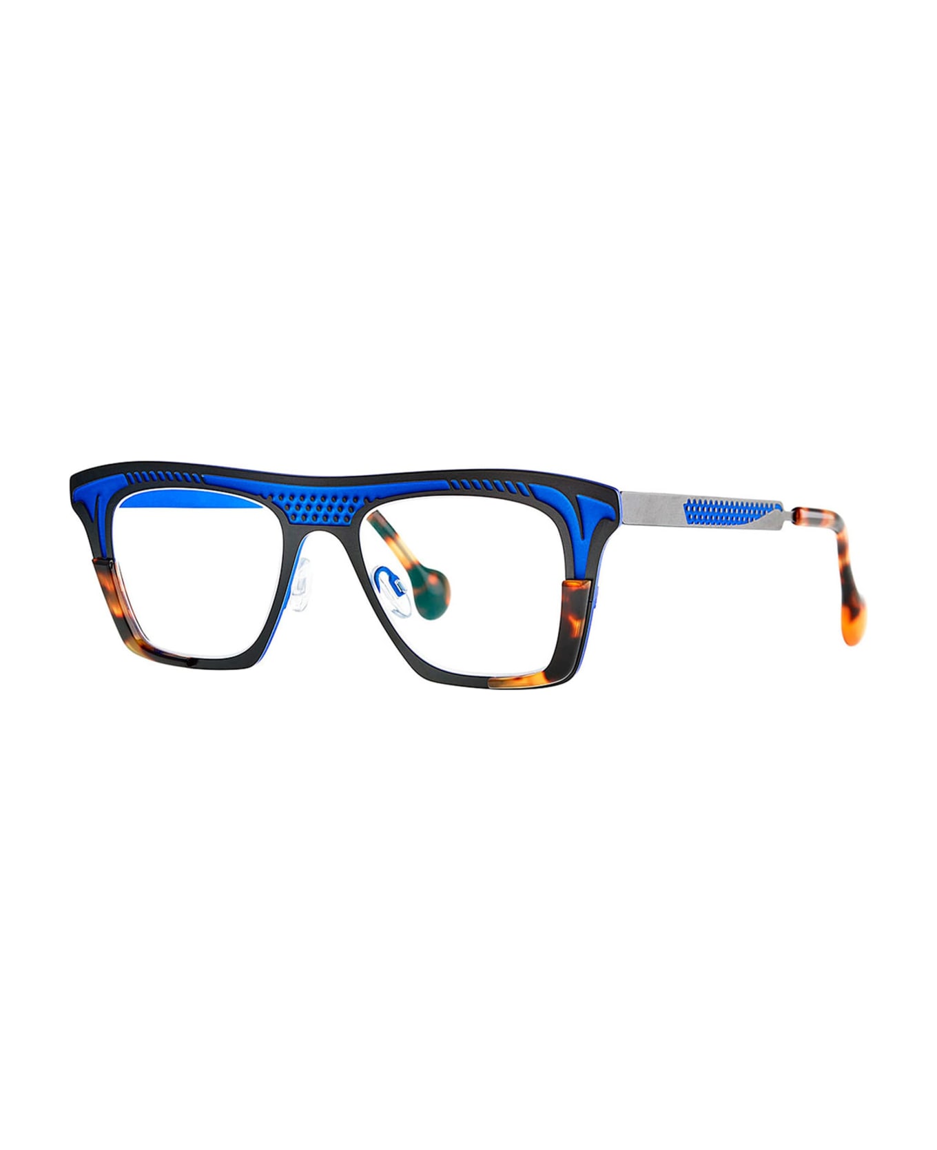 Theo Eyewear Elvis - Blue / Havana Rx Glasses - blue