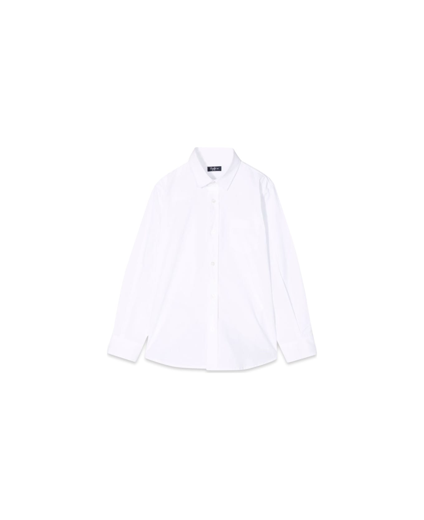 Il Gufo Shirt M/long - WHITE