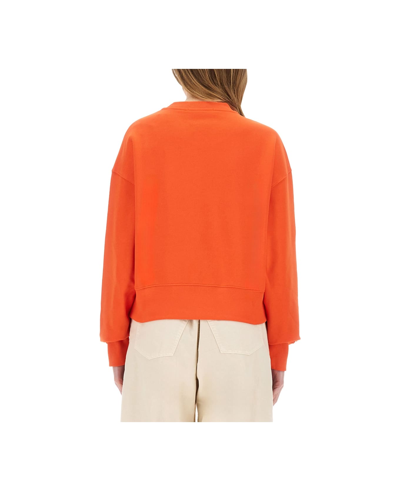 MSGM Sweatshirt With Logo - RED