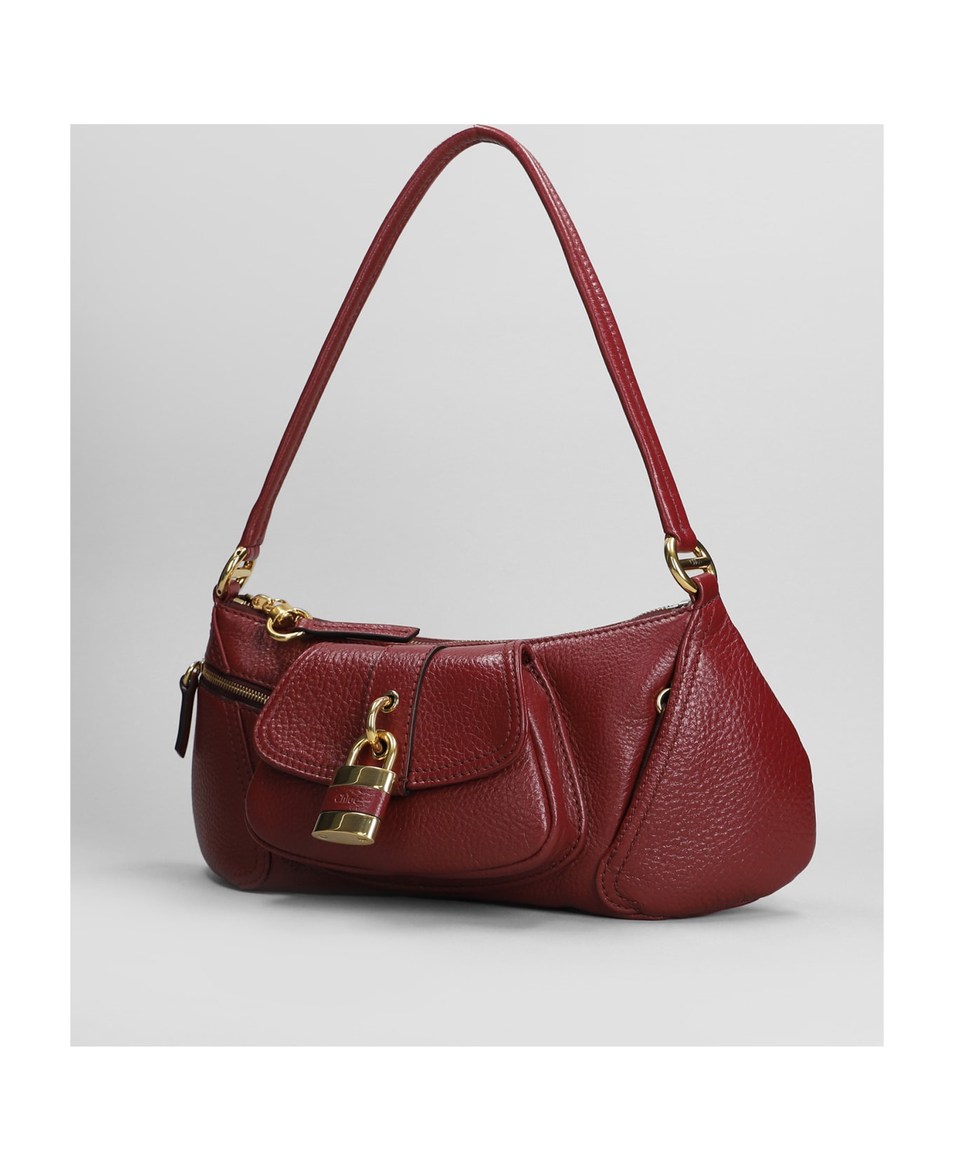 Chloé The 99 Shoulder Bag - BRUNETTE RED