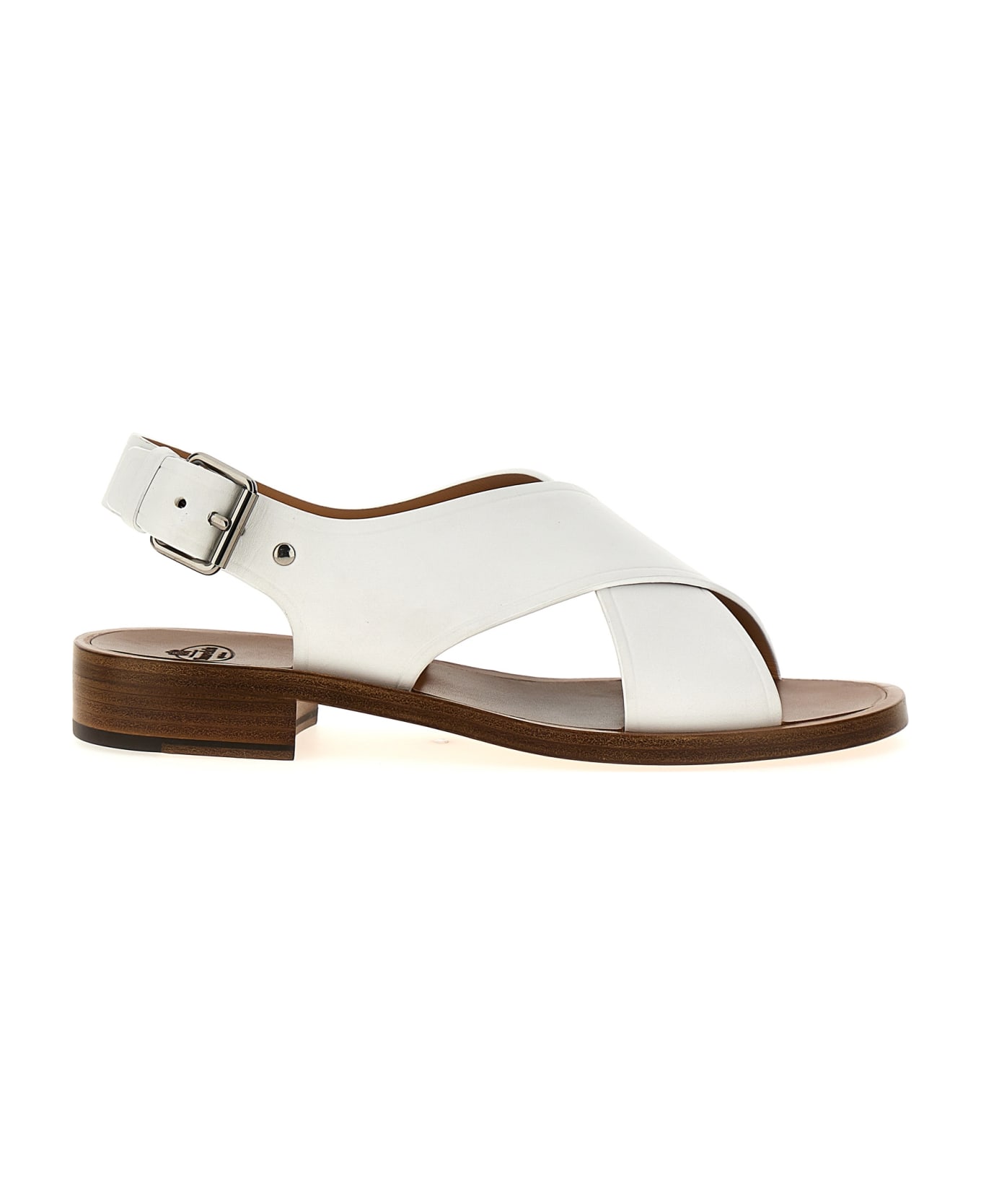 Church's Crossed Band Sandals - White