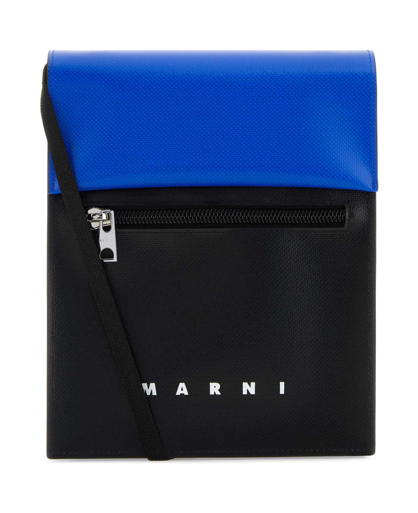 Marni Two-tone Polyester Crossbody Bag - BLACKROYAL ショルダーバッグ