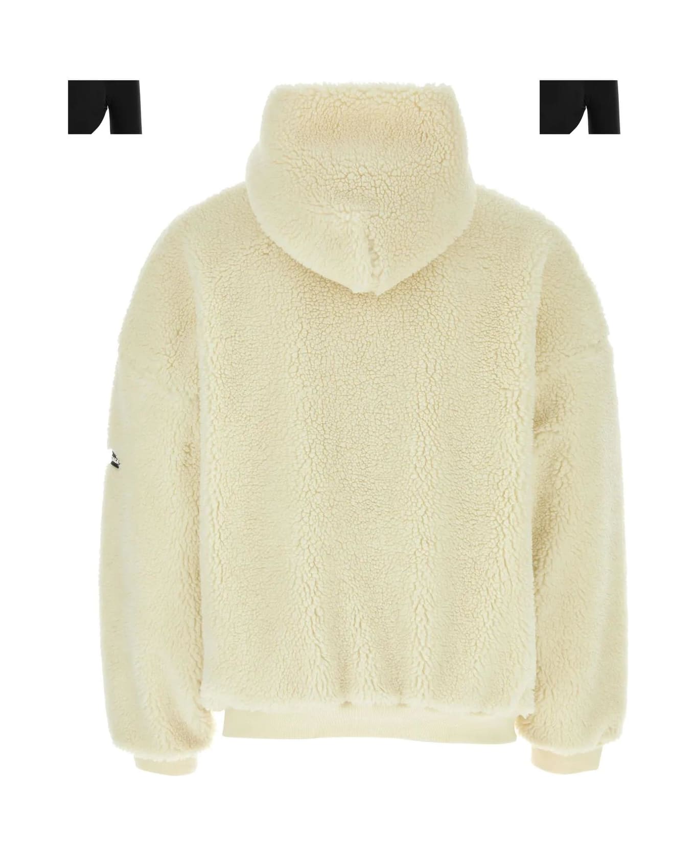Balenciaga Ivory Teddy Oversize Sweatshirt - IVORY