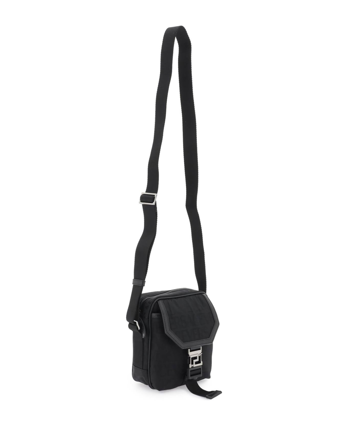 Versace Messenger Crossbody Bag - black ショルダーバッグ