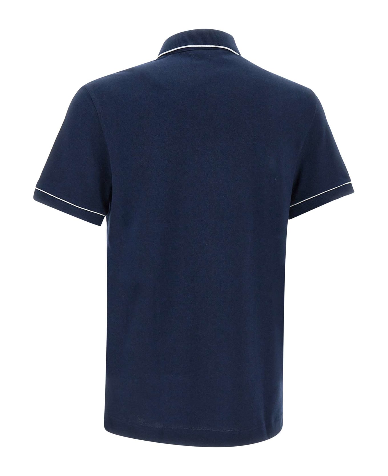 Lacoste Cotton Piquet Polo Shirt - BLUE ポロシャツ