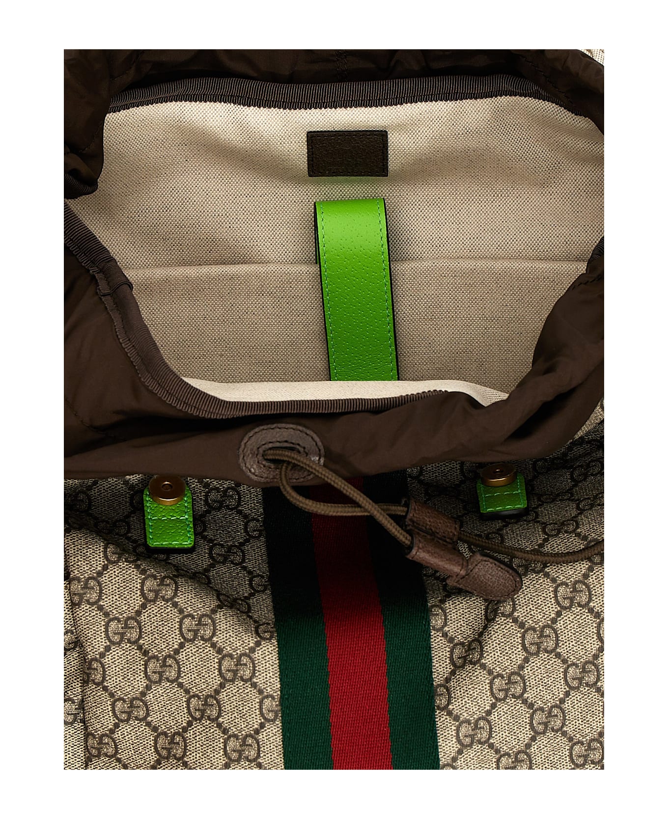 Gucci 'ophidia Gg' Midi Backpack - Green