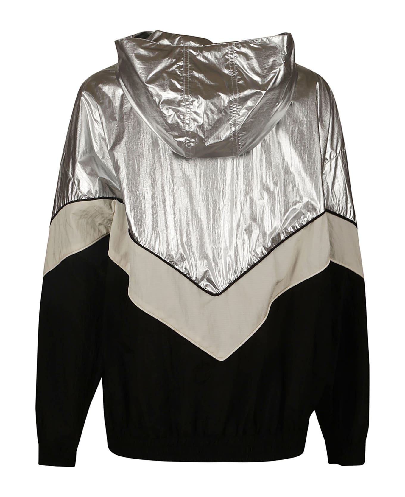 Golden Goose Casual Jacket - silver/dark papyrus/black レインコート