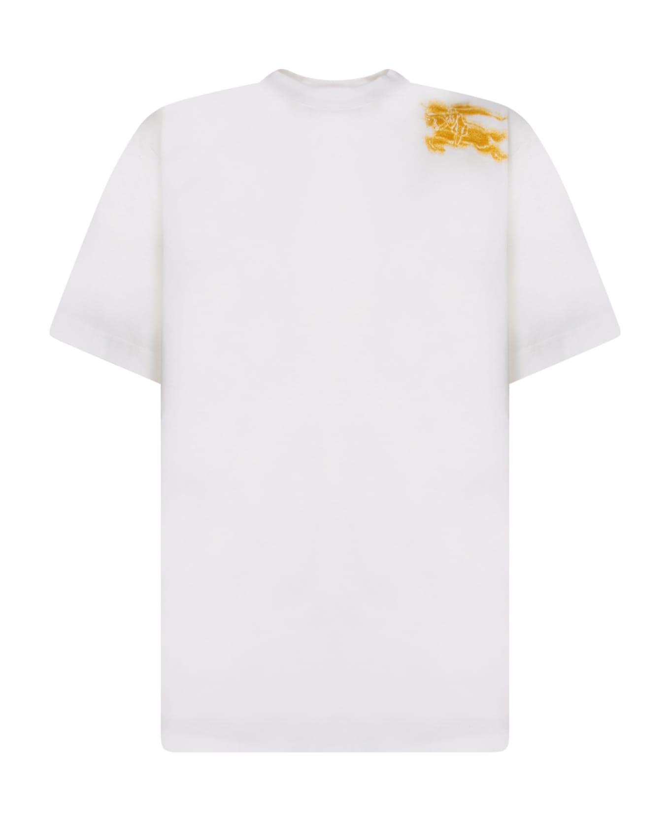 Burberry White Graphic Ss T-shirt - White