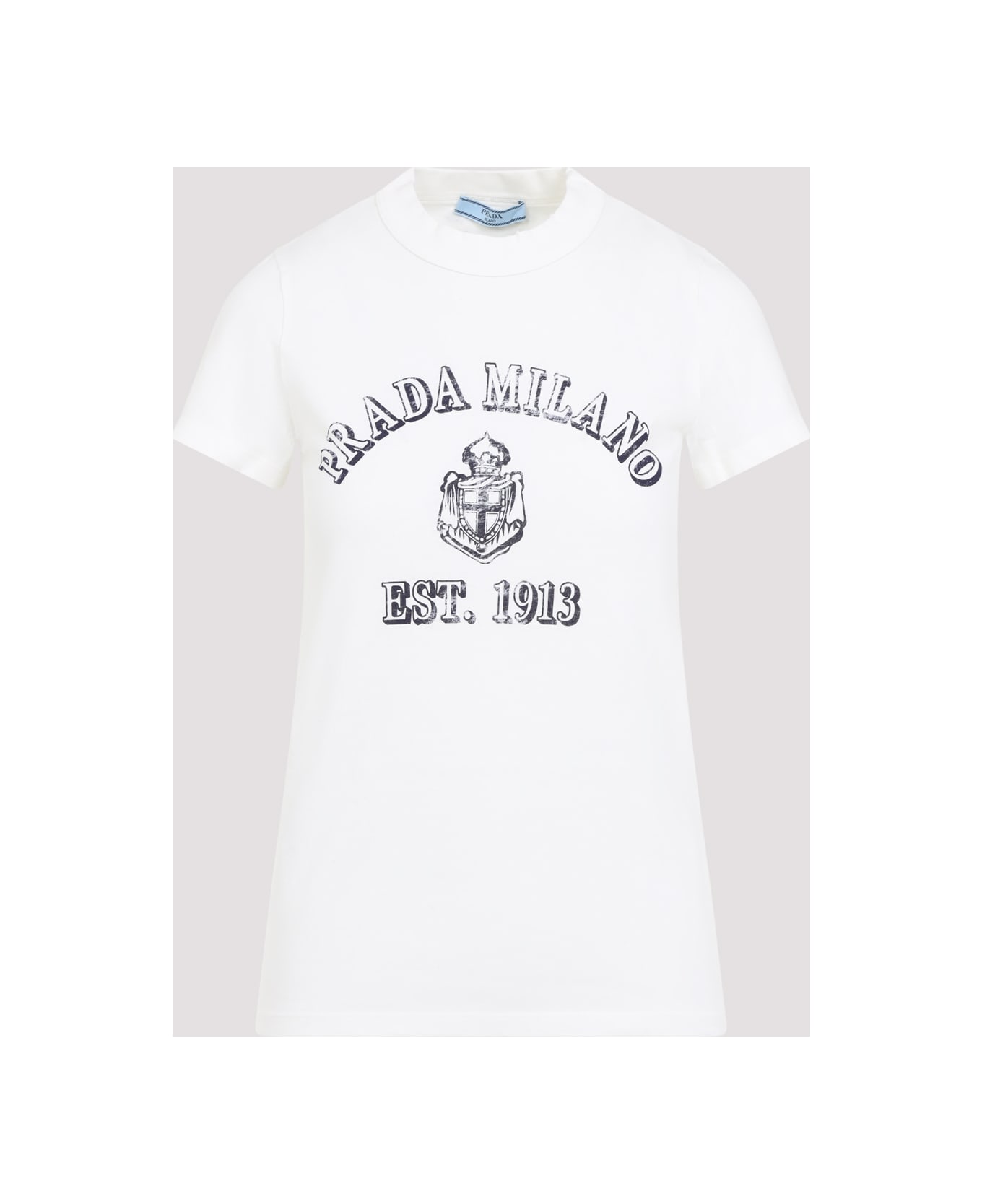 Prada Cotton T-shirt - Bianco