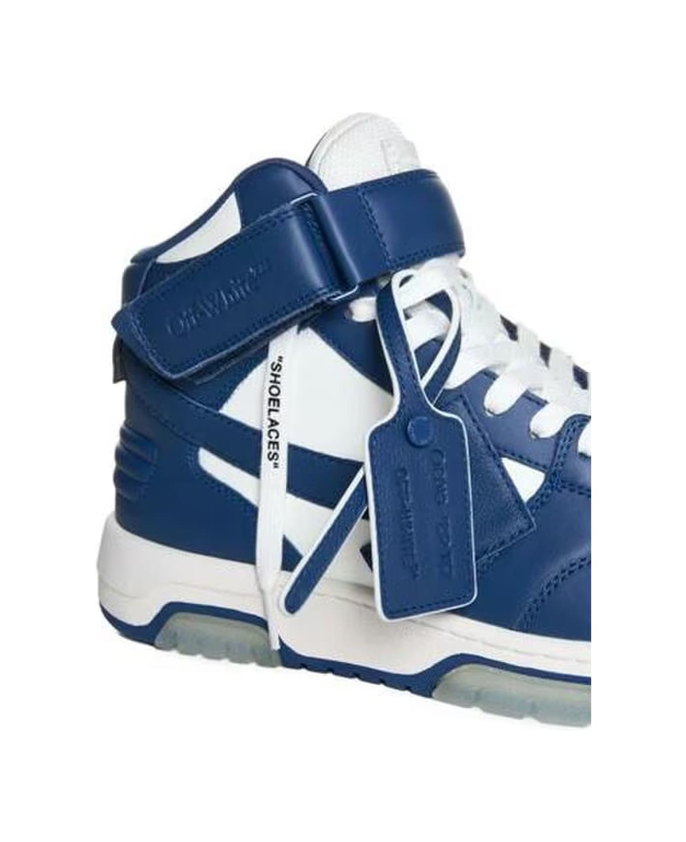 Off-White Off White Out Of Office Mid Top Sneakers - Blue