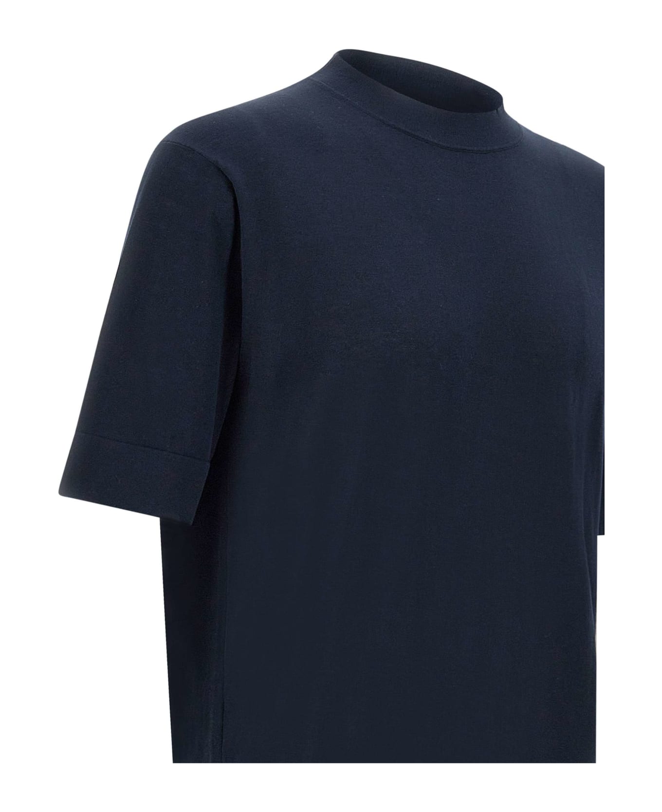 Filippo De Laurentiis 'mc Over' Cotton Crepe T-shirt - Blu