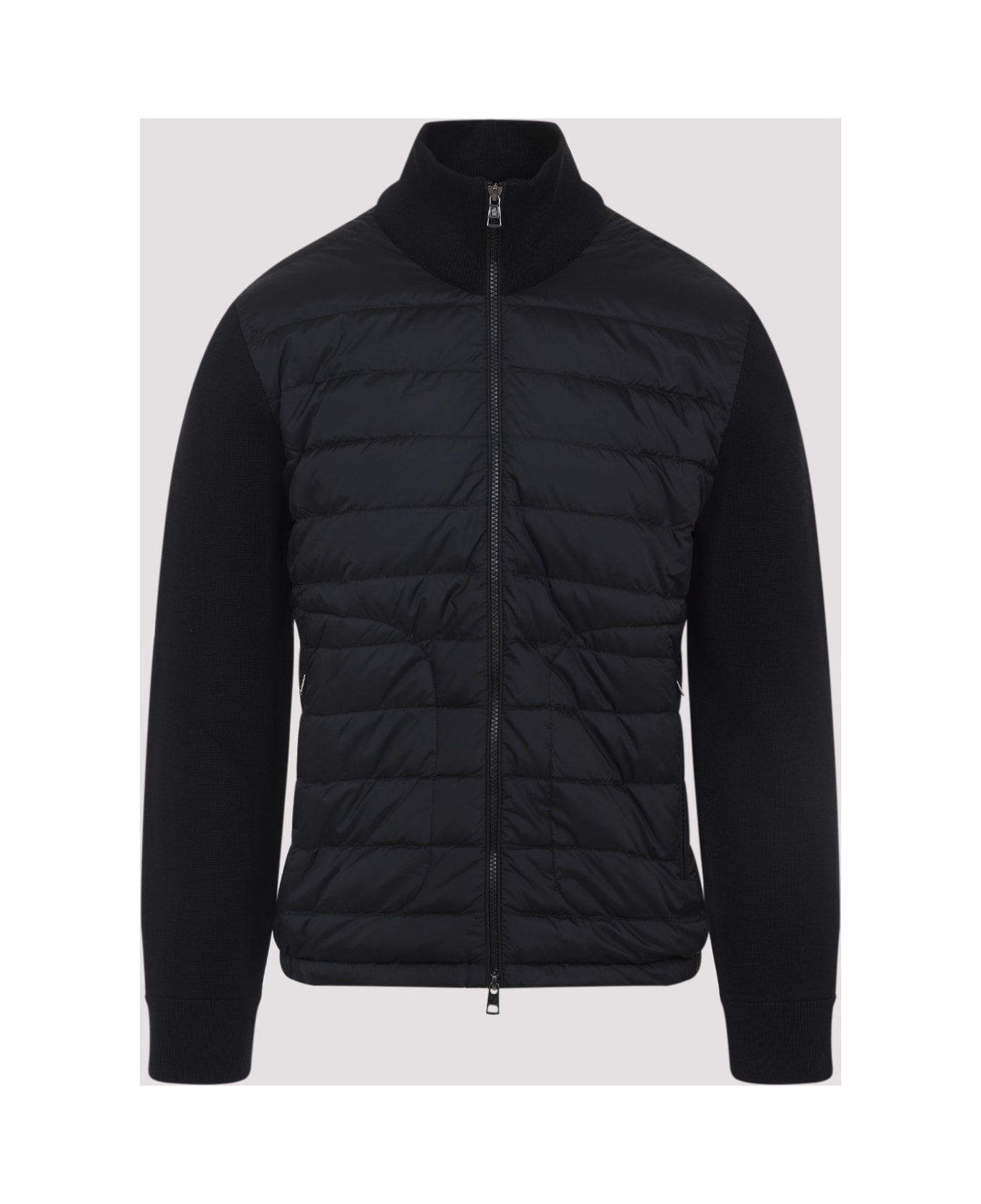 Moncler Cardigan Tricot Jacket - Black