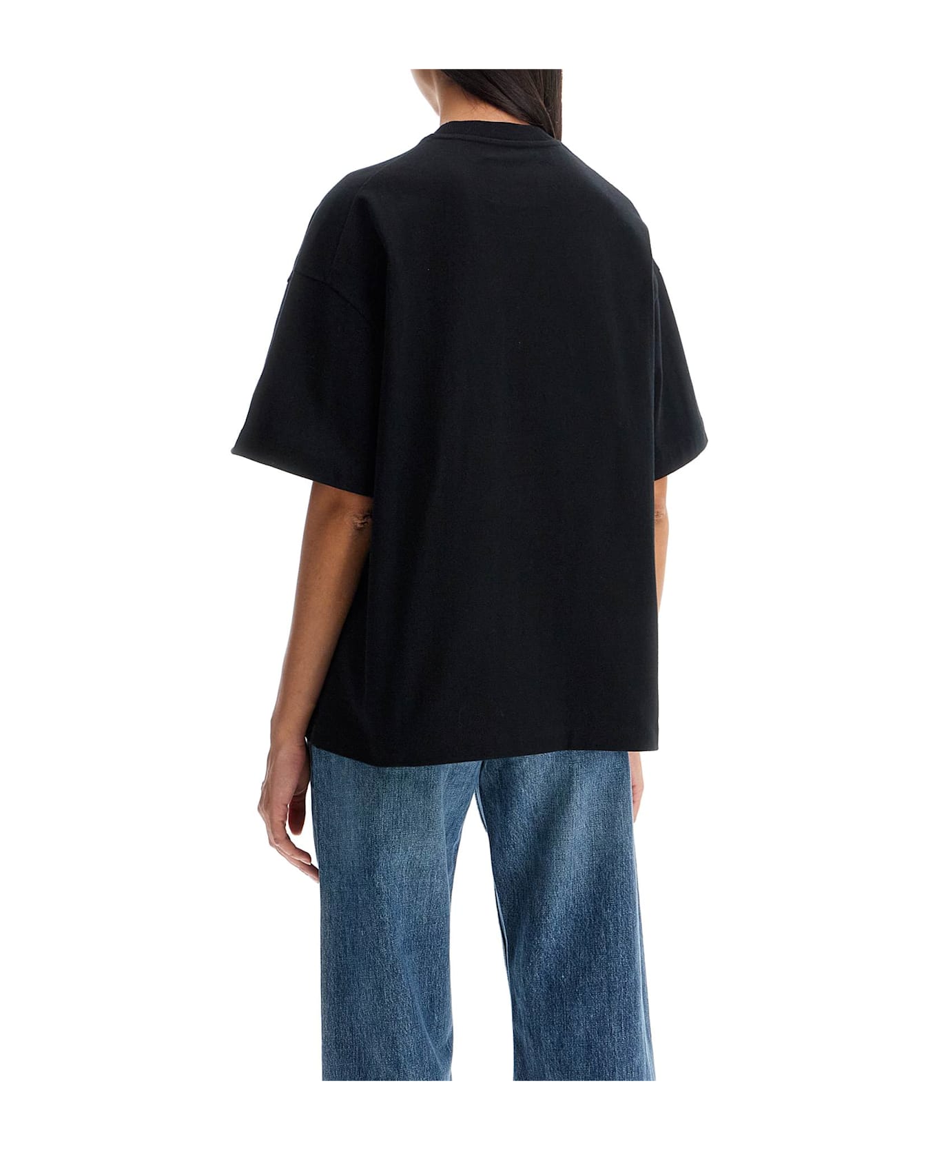 Jil Sander Logo Print T-shirt - BLACK