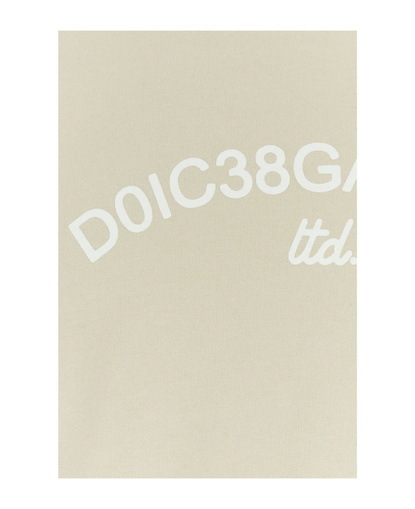 Dolce & Gabbana Sand Cotton T-shirt - Beige