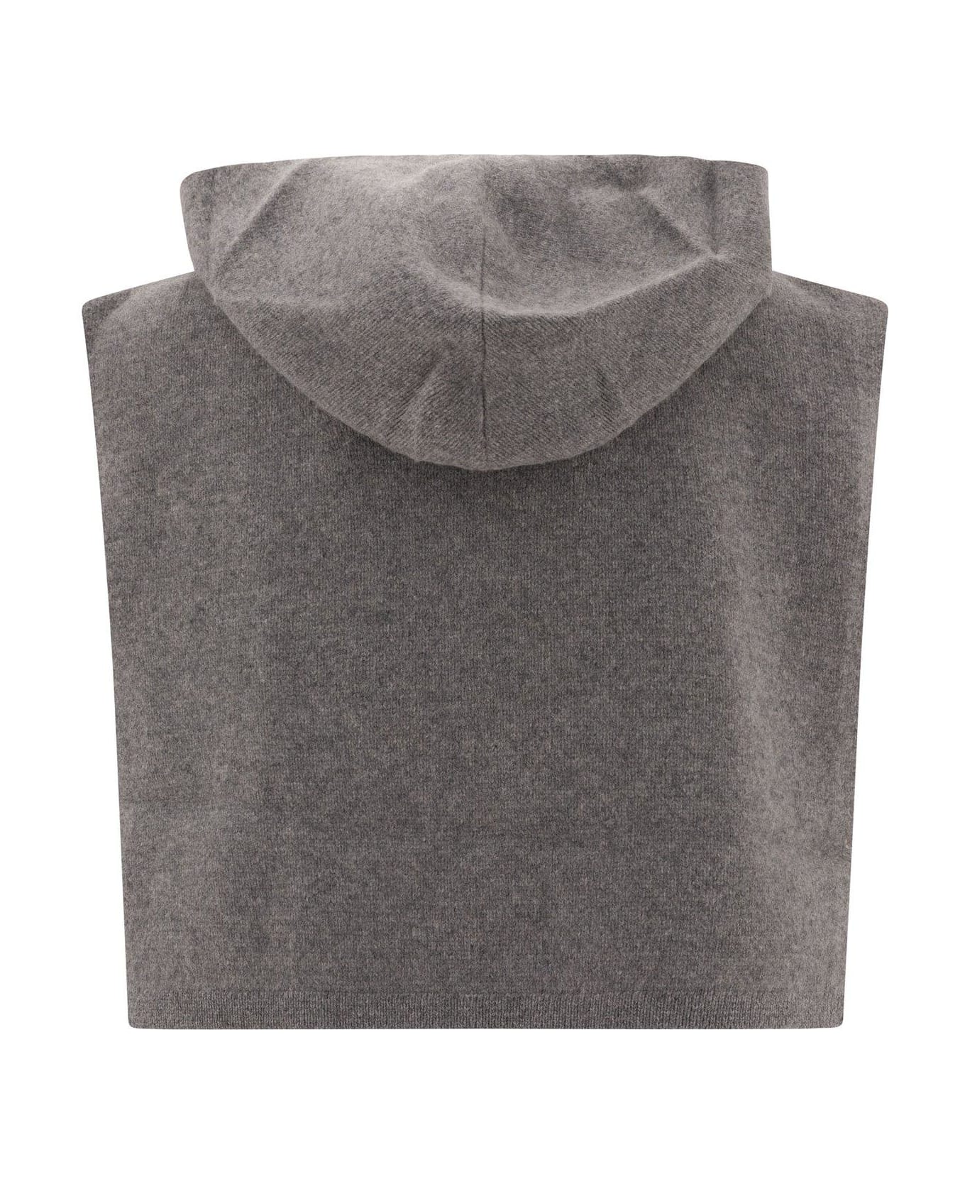 Totême Sleeveless Hooded Vest - Grey