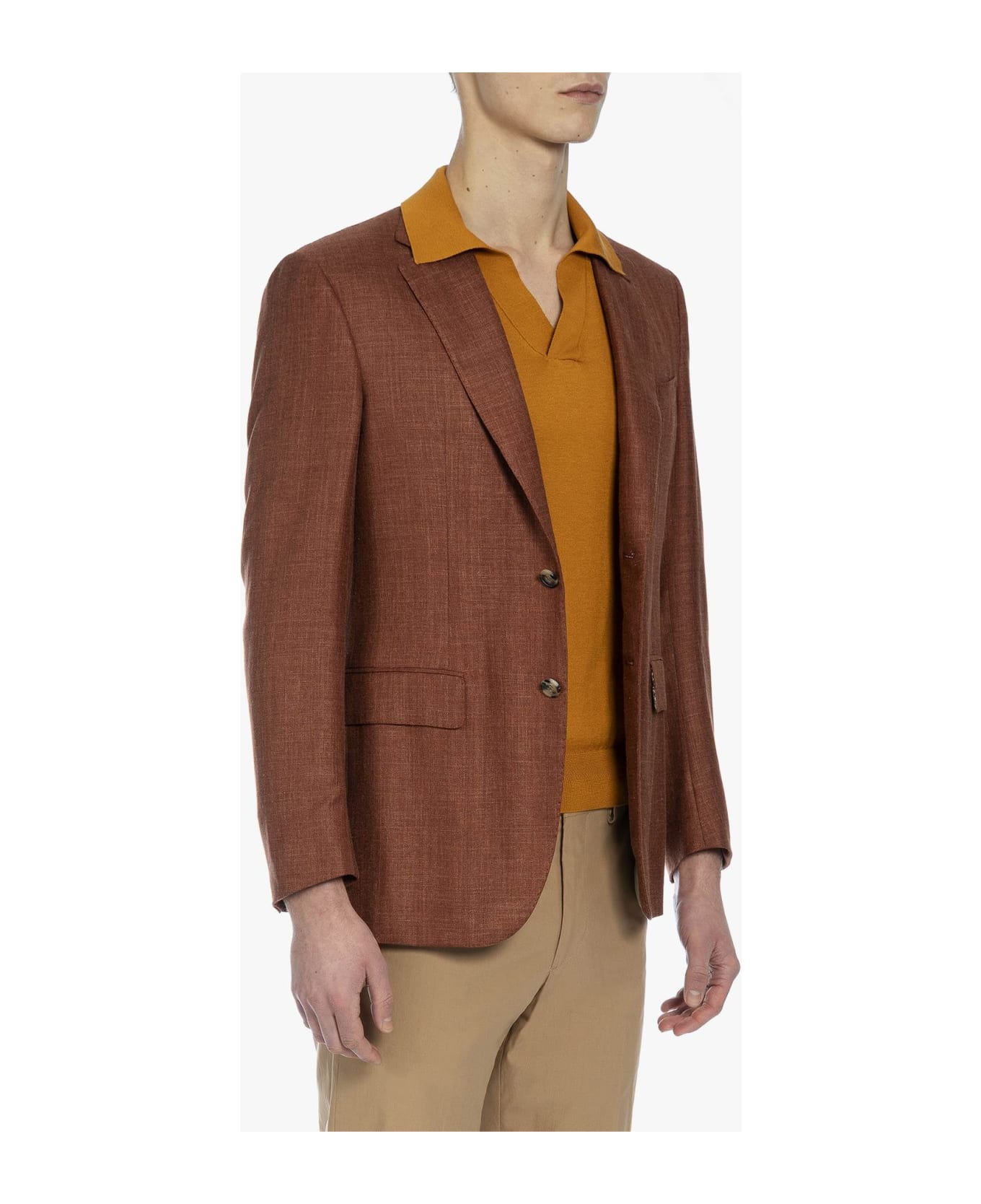 Larusmiani Patrick Tailored Jacket Jacket - Brown
