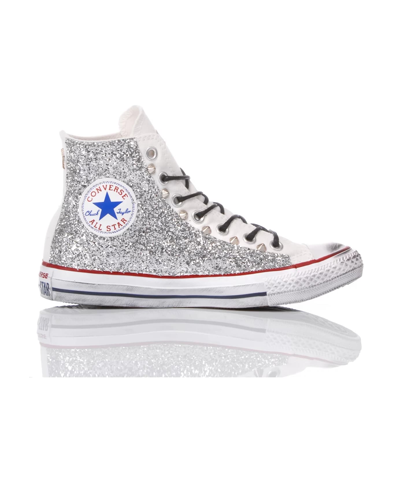 Mimanera Converse Glitter Silver