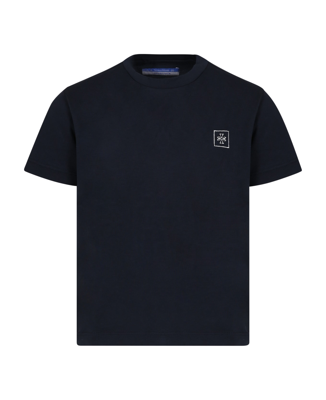 Jacob Cohen Blue T-shirt For Boy With Logo - Blue