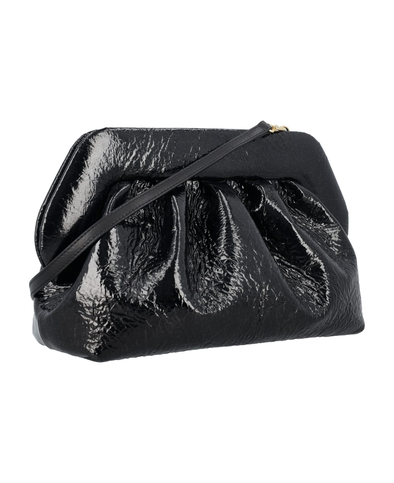 THEMOIRè Bios Clutch Pineapple Leather - BLACK クラッチバッグ