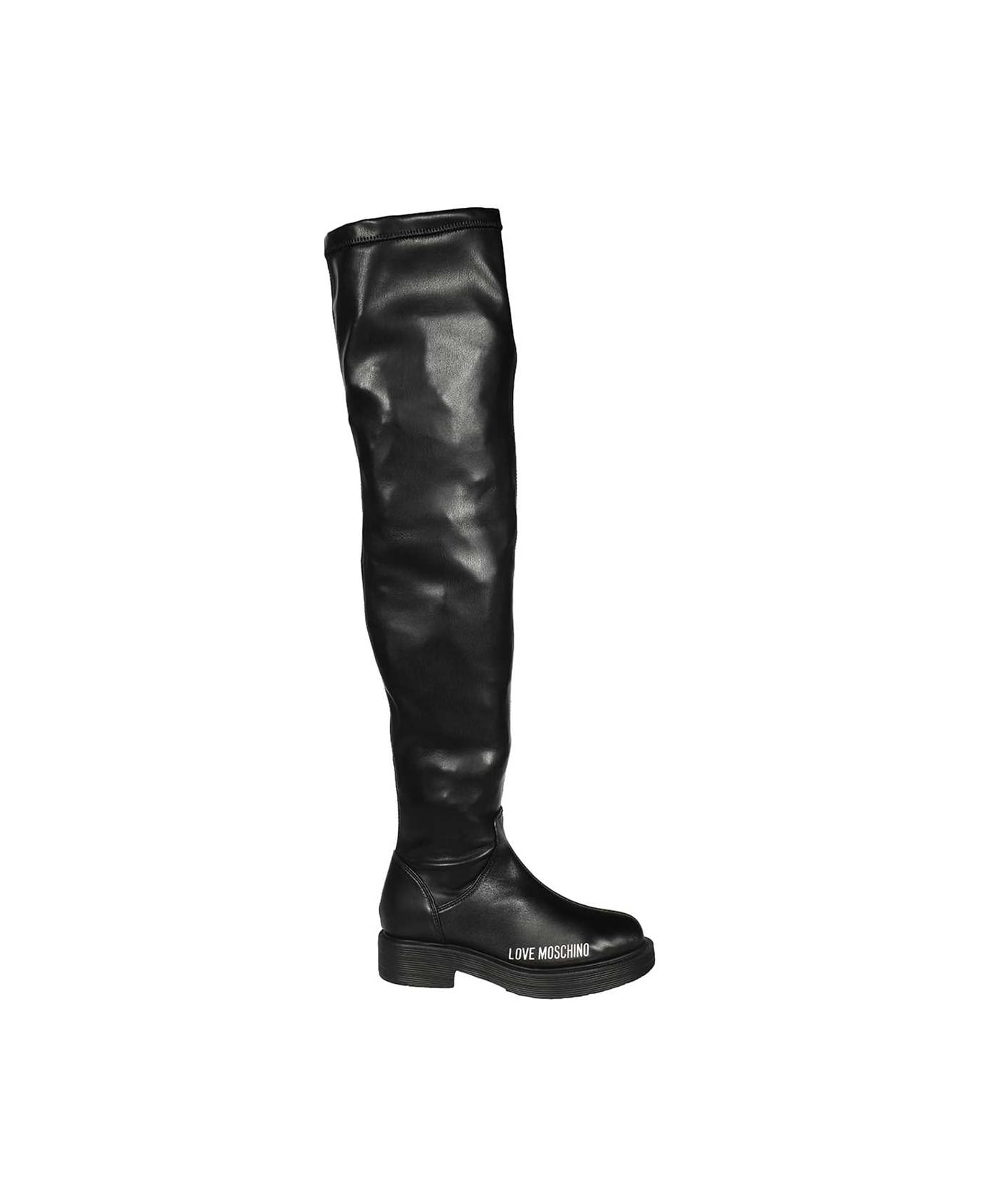 Love Moschino Over-the-knee Boots - black ブーツ