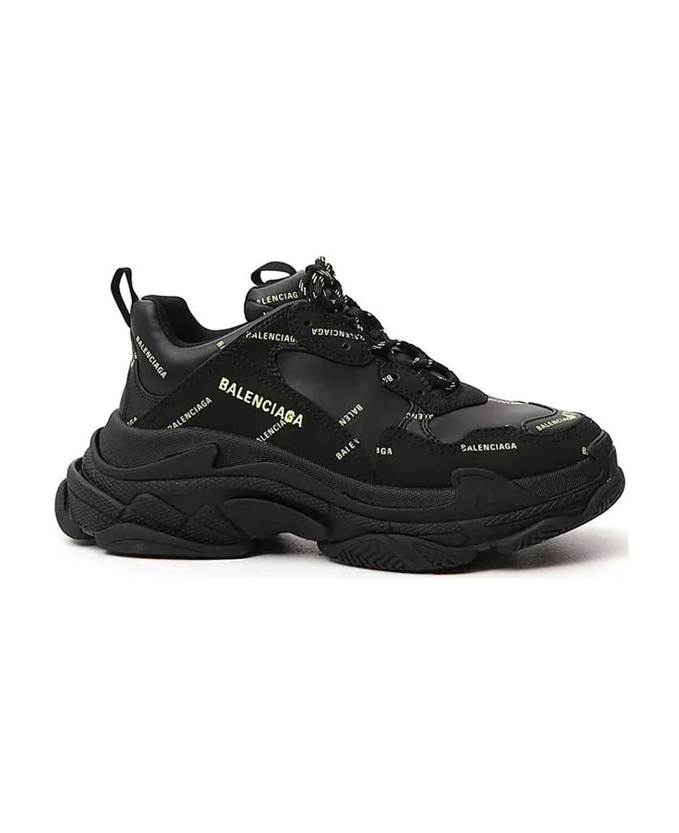 Balenciaga Triple S Sneakers - Black