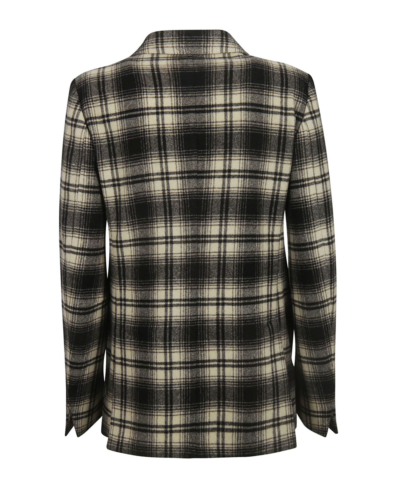 Massimo Alba Checked Blazer - Charcoal