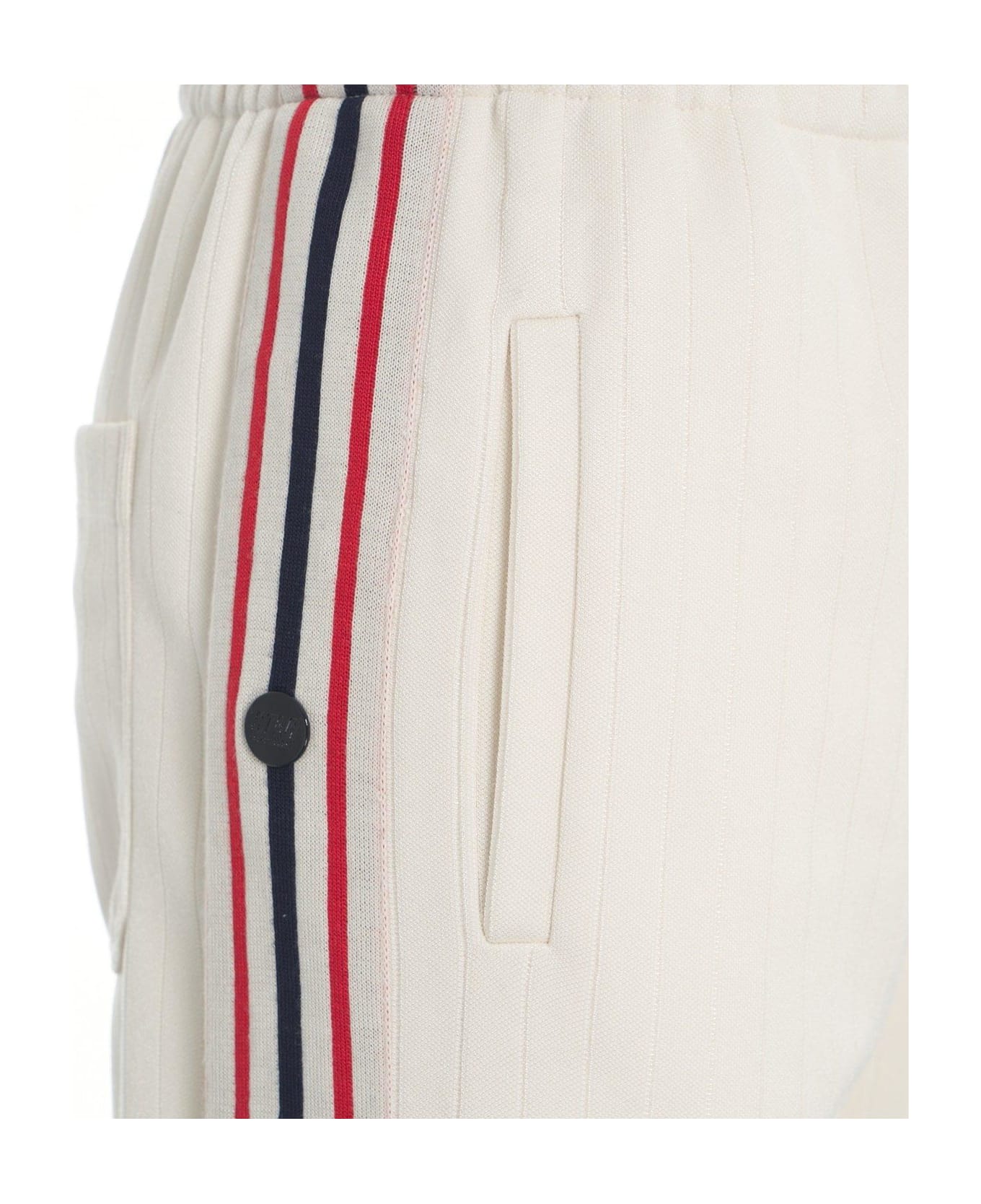 Golden Goose Side Striped Track Trousers - Papyrus