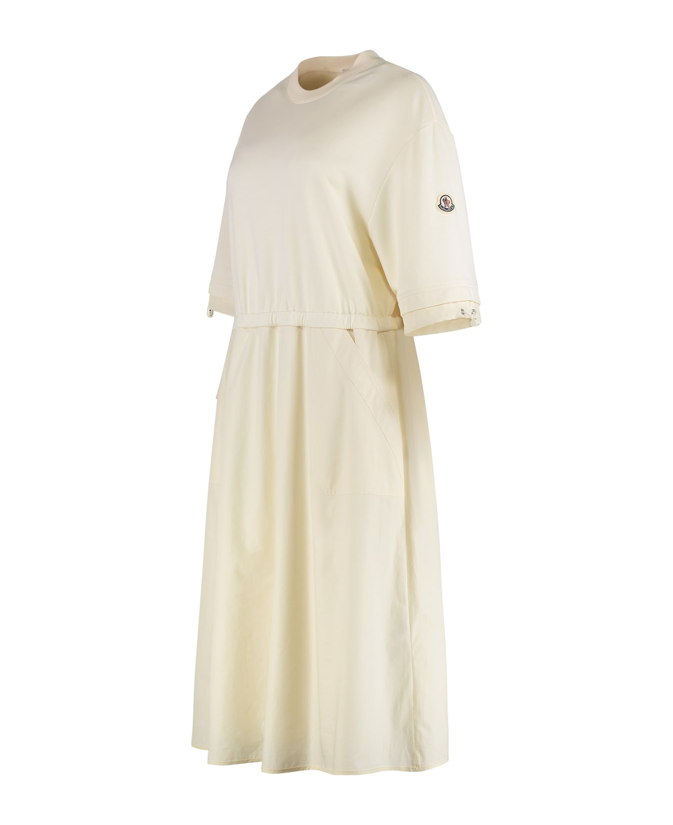 Moncler Cotton Dress - panna