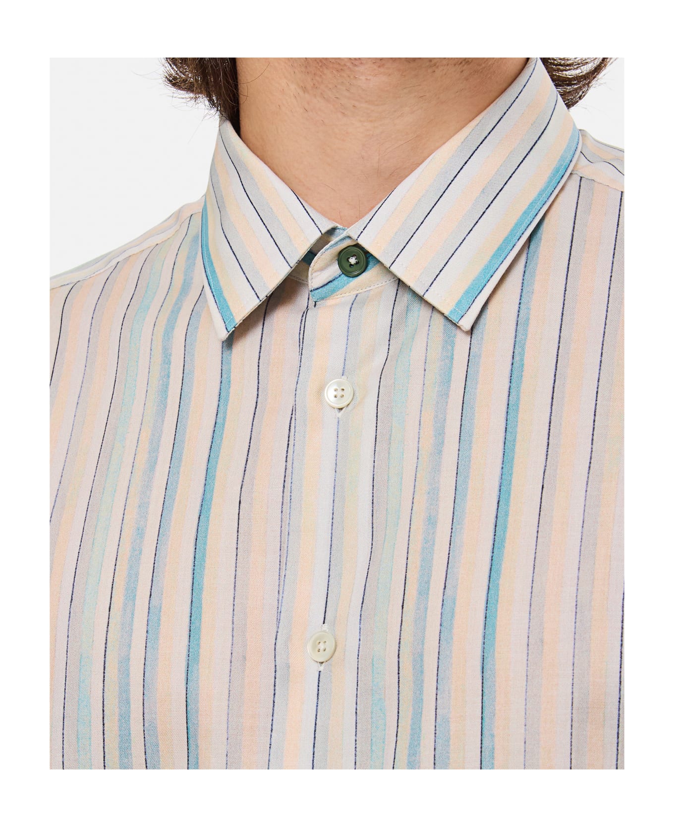 Paul Smith Mens S/c Tailored Fit Shirt - MultiColour シャツ