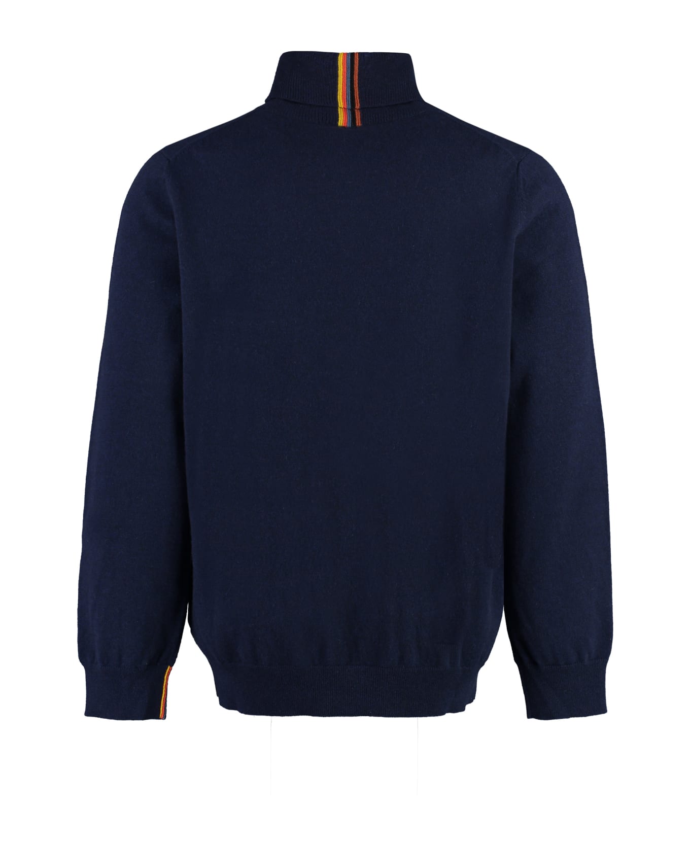 Paul Smith Cashmere Turtleneck Sweater - blue