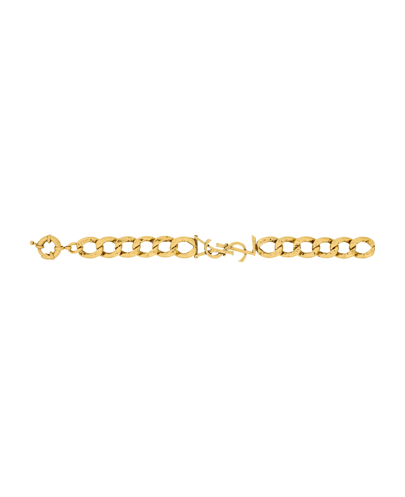 Saint Laurent Cassandre Chain Bracelet - Golden