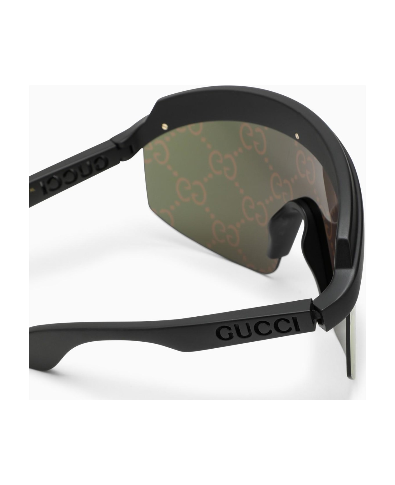 Gucci Eyewear Black\/pink Gg Mask Sunglasses