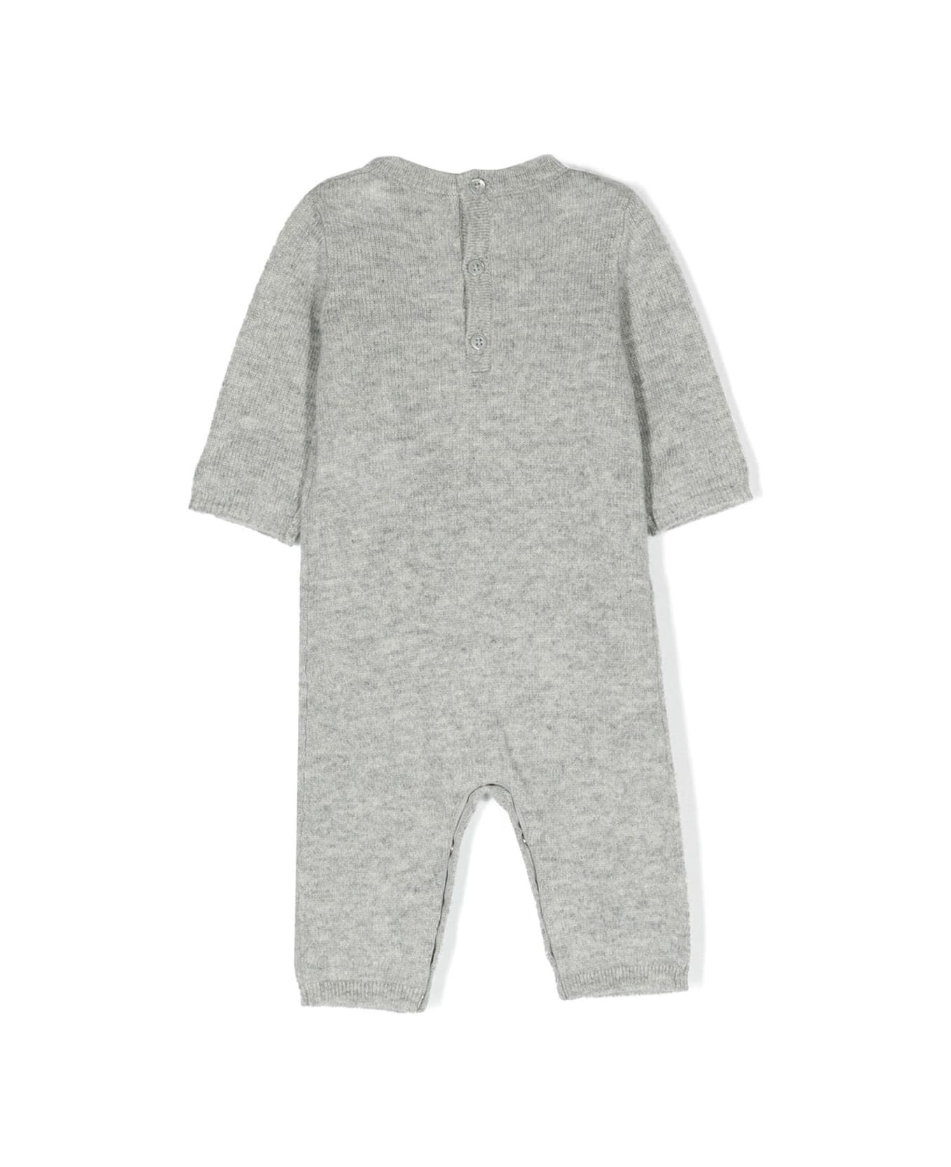 Bonpoint Melange Grey Tilouana Playsuit - Grey