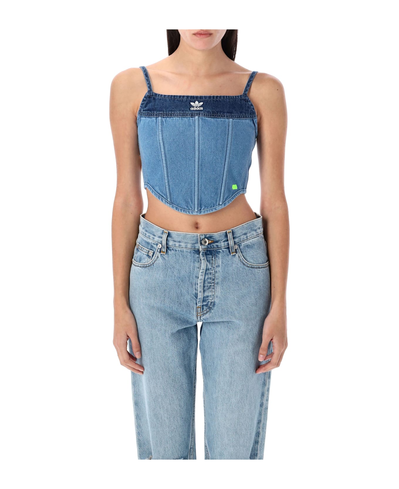 Adidas Originals Kseniaschnaider Denim Corset - LIGHT BLUE