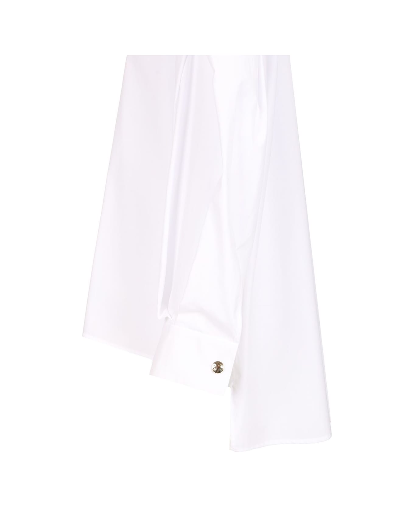 
S Max Mara 
marika
 Asymmetrical Shirt - WHITE